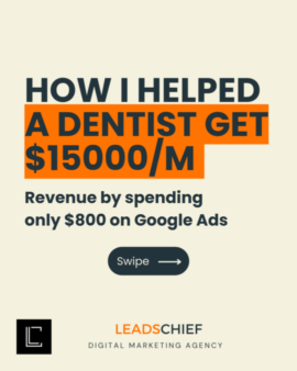 Dental marketing services